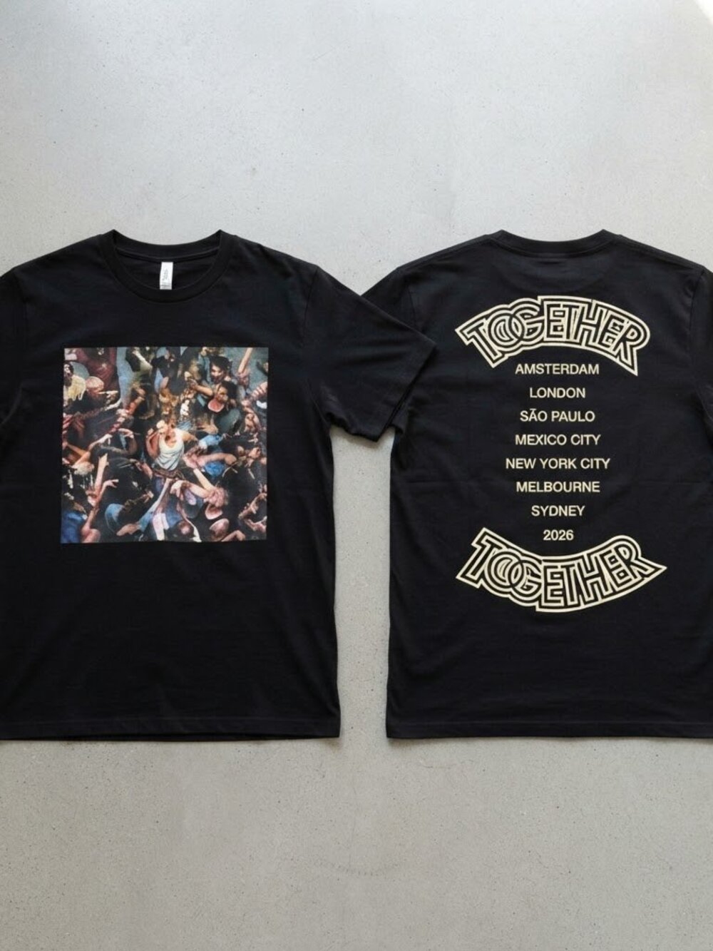 Harry Styles Together Tour 2026 Black T-Shirt S-4XL